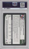 Clayton Kershaw from the 2008 Bowman Draft Picks & Prospects set graded by PSA and given an overall grade of 9.