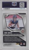 Rome Odunze from the 2024 Panini Prizm set featuring a Lazer Prizm parallel graded by PSA and given an overall grade of 9.