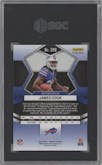 James Cook from the 2022 Panini Mosaic set featuring a Red Sparkle parallel graded by SGC and given an overall grade of 10.