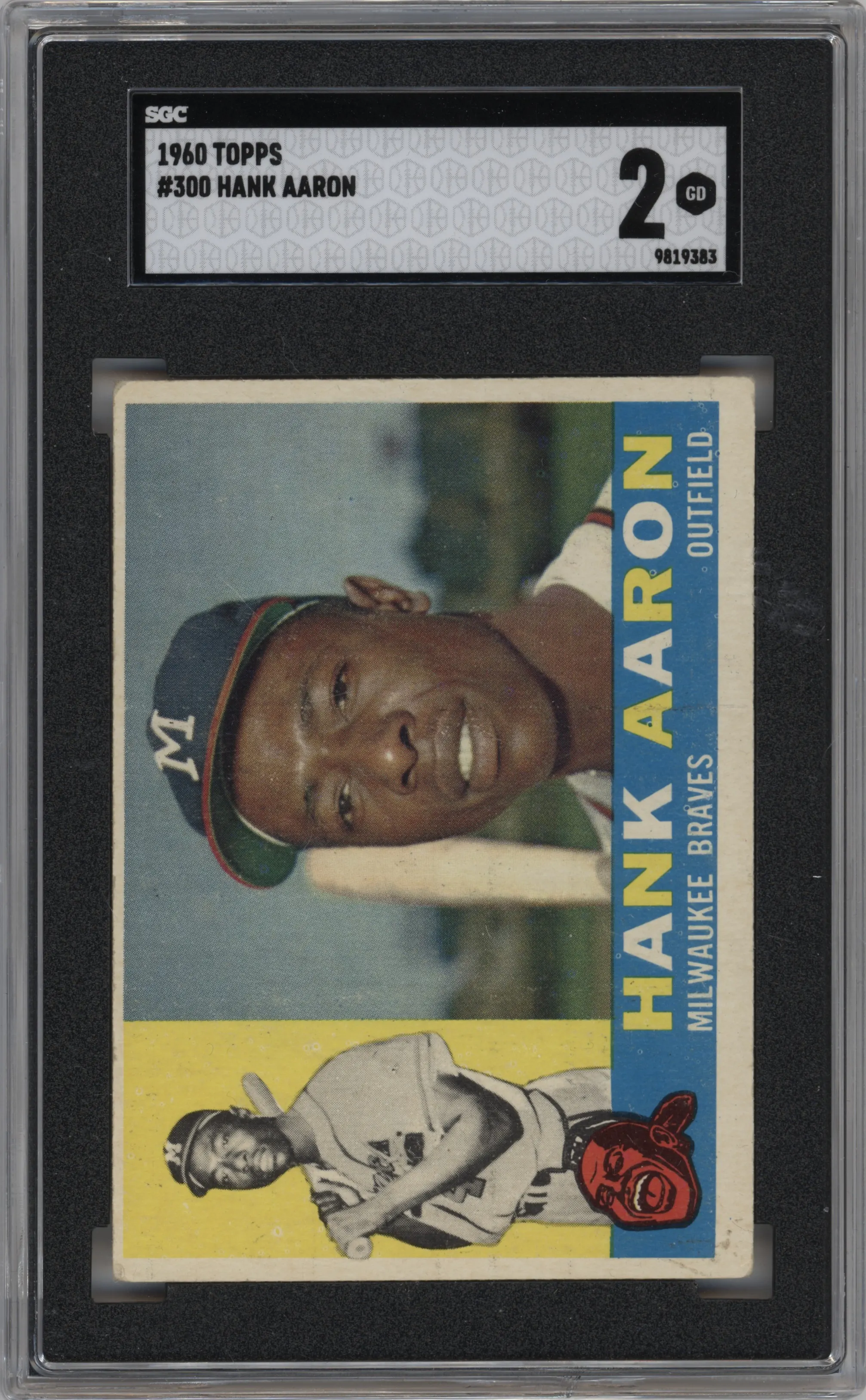 1960 Topps Hank Aaron #300 SGC 2