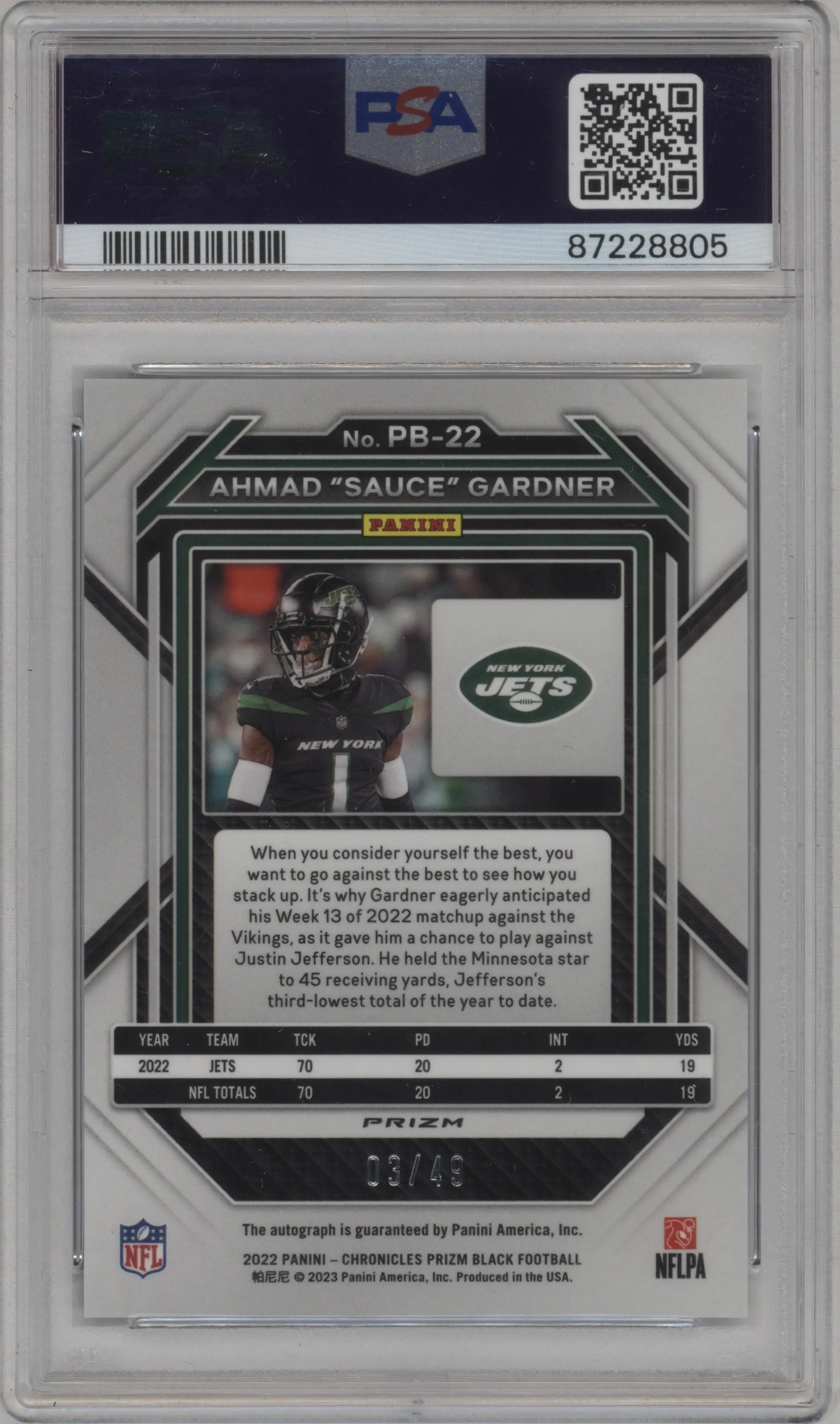 Ahmad "Sauce" Gardner