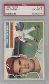 Jim Owens from the 1956 Topps set graded by PSA and given an overall grade of 6.