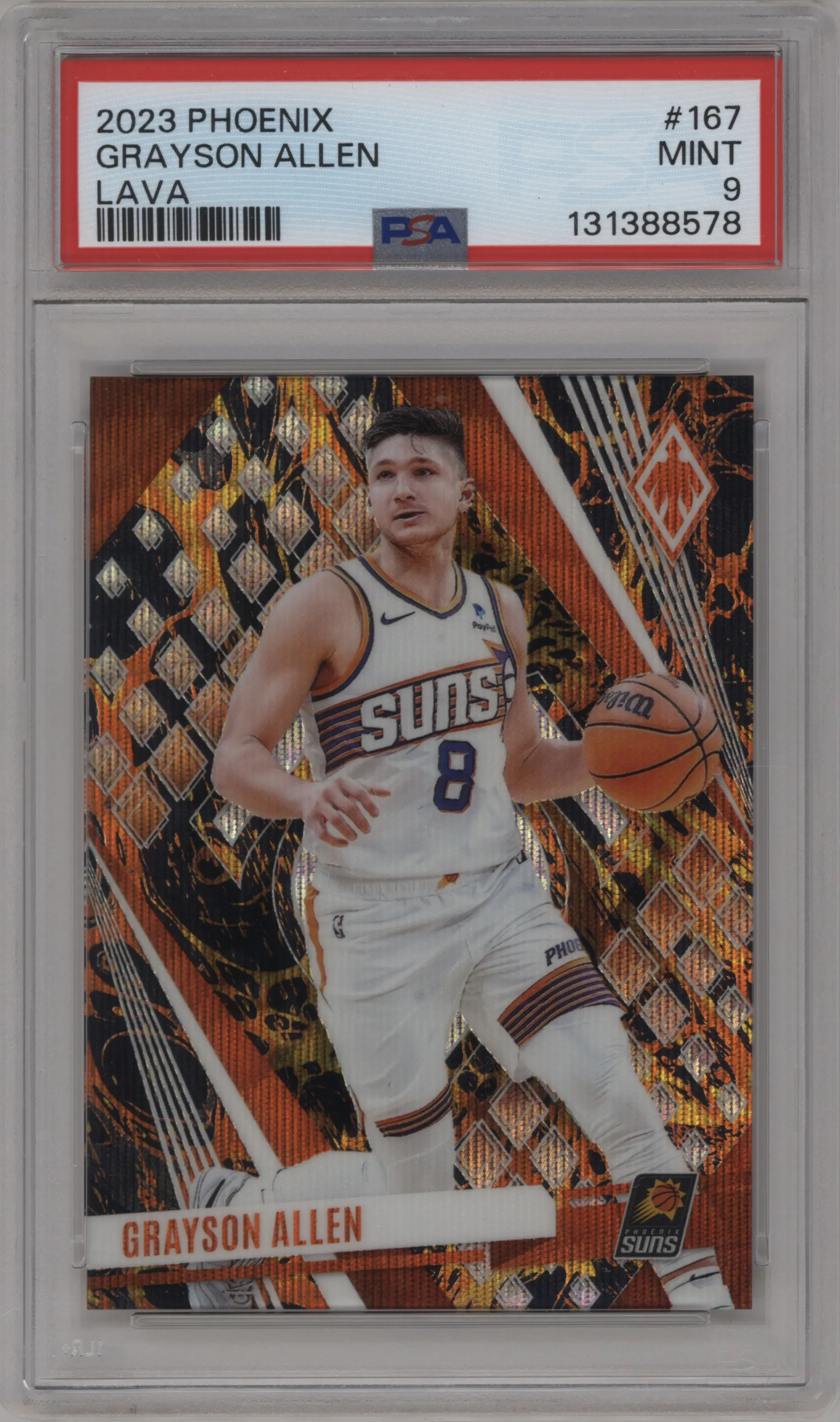 2023 Panini Phoenix Grayson Allen Lava PSA 9
