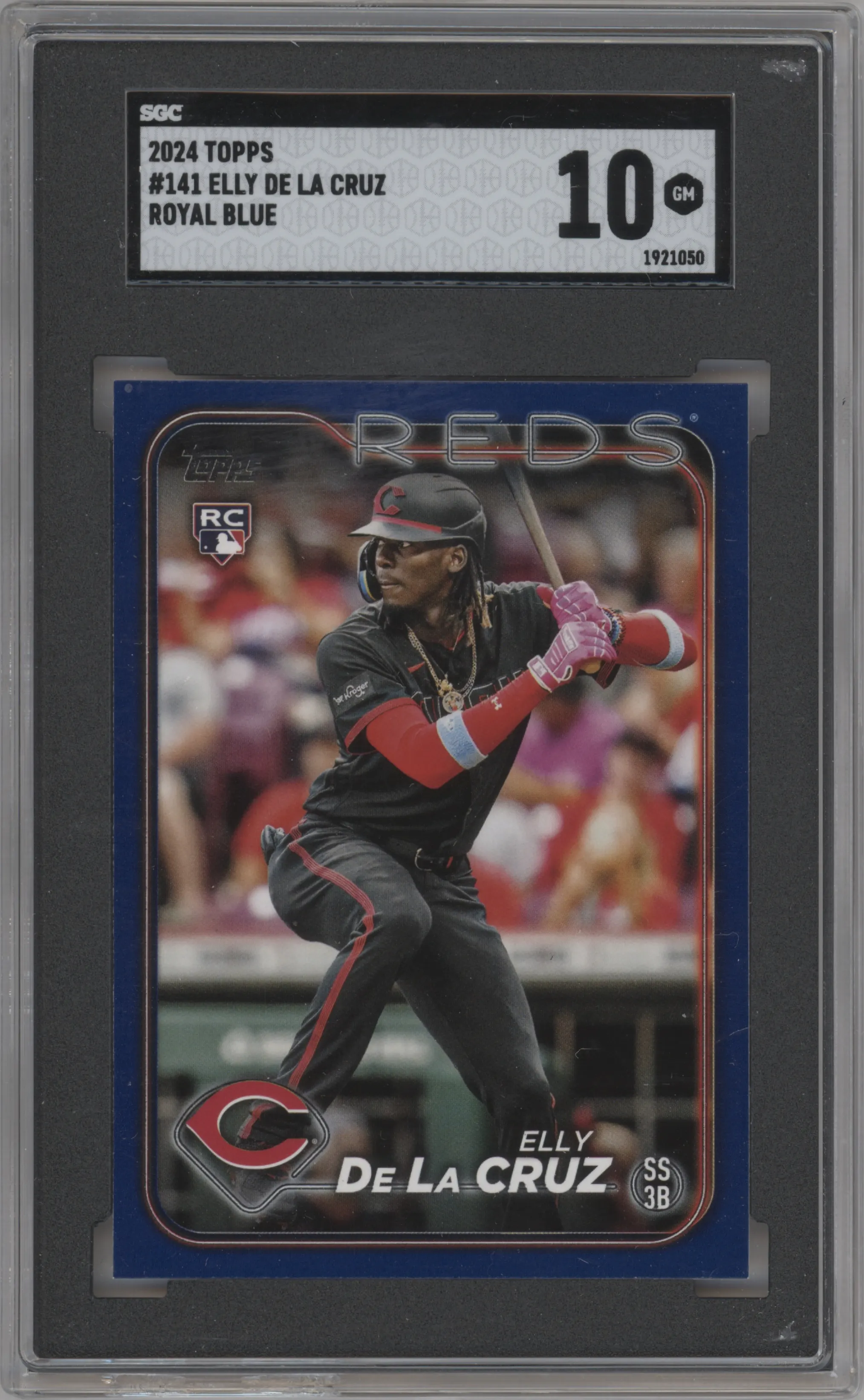 2024 Topps Elly De La Cruz Royal Blue SGC 10
