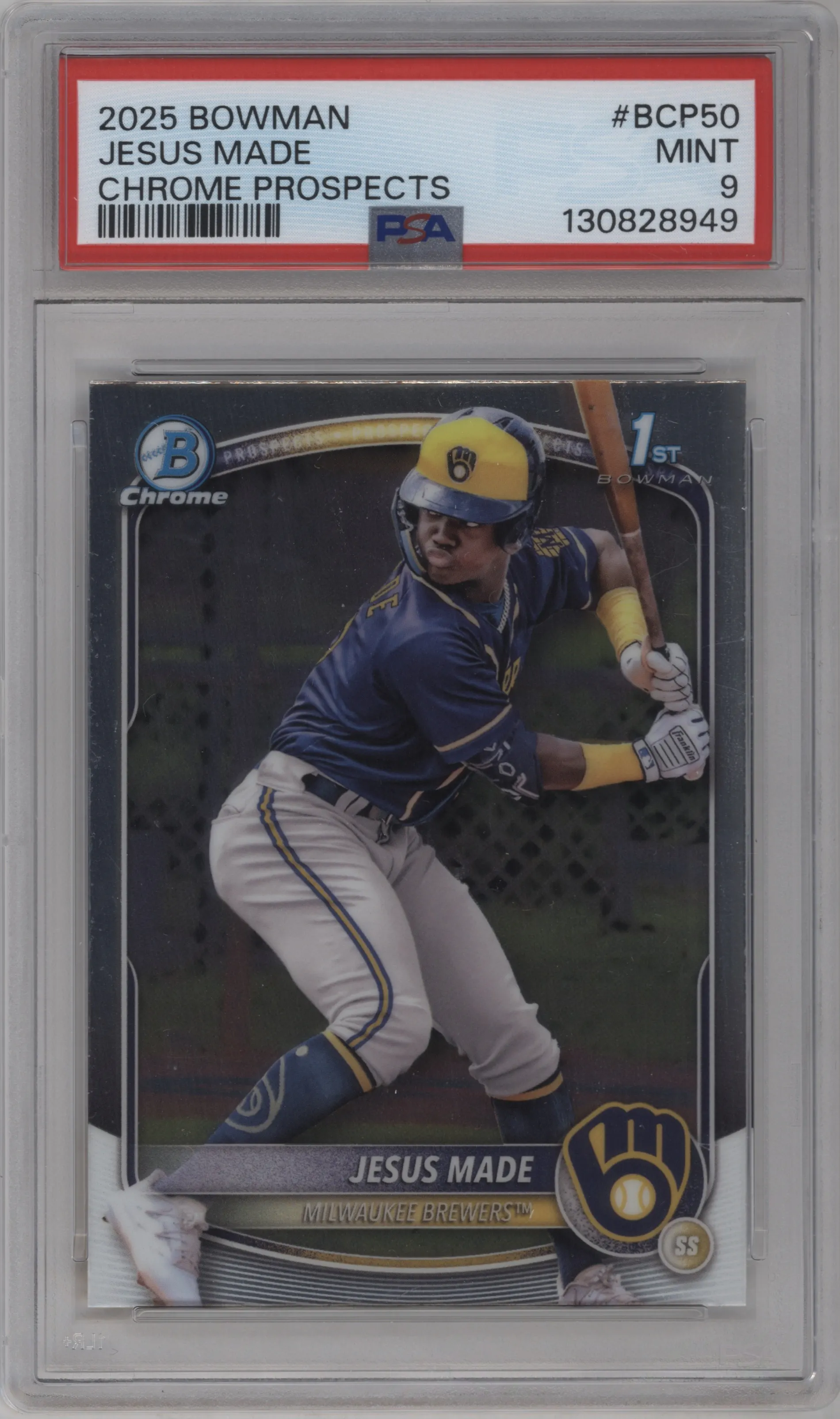 2025 Bowman Chr.Pros Jesus Made PSA 9