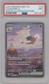 Charizard ex from the 2023 Pokemon SV set graded by PSA and given an overall grade of 9.