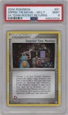 Surprise! Time Machine from the 2004 Pokemon EX set graded by PSA and given an overall grade of 9.