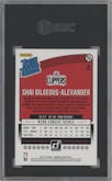 Shai Gilgeous-Alexander from the 2018-19 Panini Donruss  set graded by SGC and given an overall grade of 9.5.