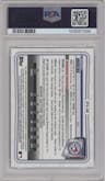 Gabriel Moreno from the 2020 Bowman Chrome set featuring a Green Refractor parallel graded by PSA and given an overall grade of 10.