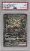 Gouging Fire ex from the 2024 Pokemon SV JPN set graded by PSA and given an overall grade of 9.
