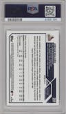 Jordan Walker from the 2023 Topps Chrome set featuring a Magenta Speckle Ref. parallel graded by PSA and given an overall grade of 10.