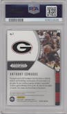 Anthony Edwards from the 2020-21 Panini Prizm Draft Picks set featuring a Red/White/Blue Prizm parallel graded by PSA and given an overall grade of 10.
