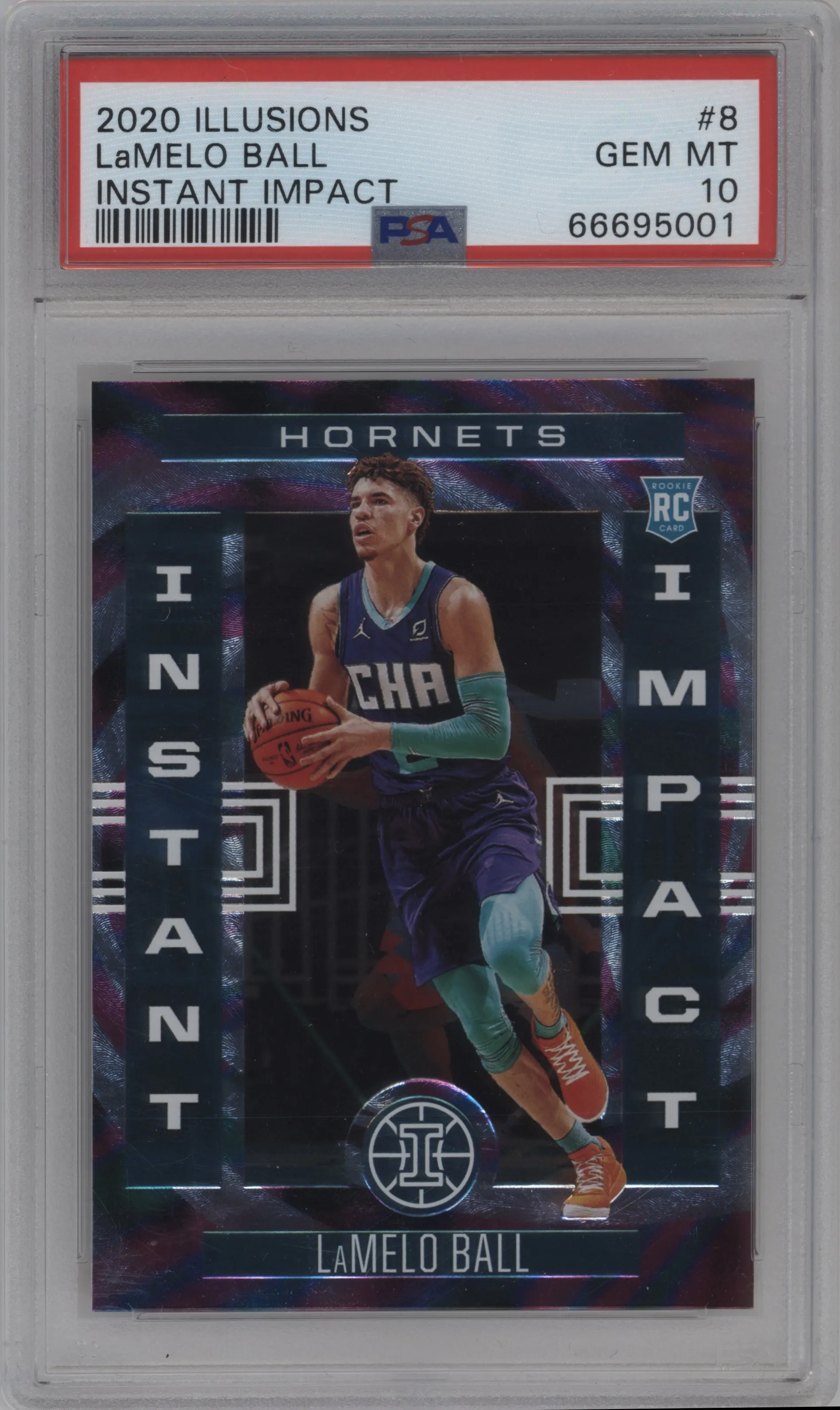 2020 Panini Illusions Instant Impact LaMelo Ball PSA 10