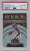 Cason Wallace from the 2023-24 Panini Select  set featuring a Silver Prizm parallel graded by PSA and given an overall grade of 10.