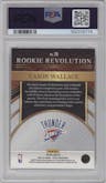 Cason Wallace from the 2023-24 Panini Select  set featuring a Silver Prizm parallel graded by PSA and given an overall grade of 10.