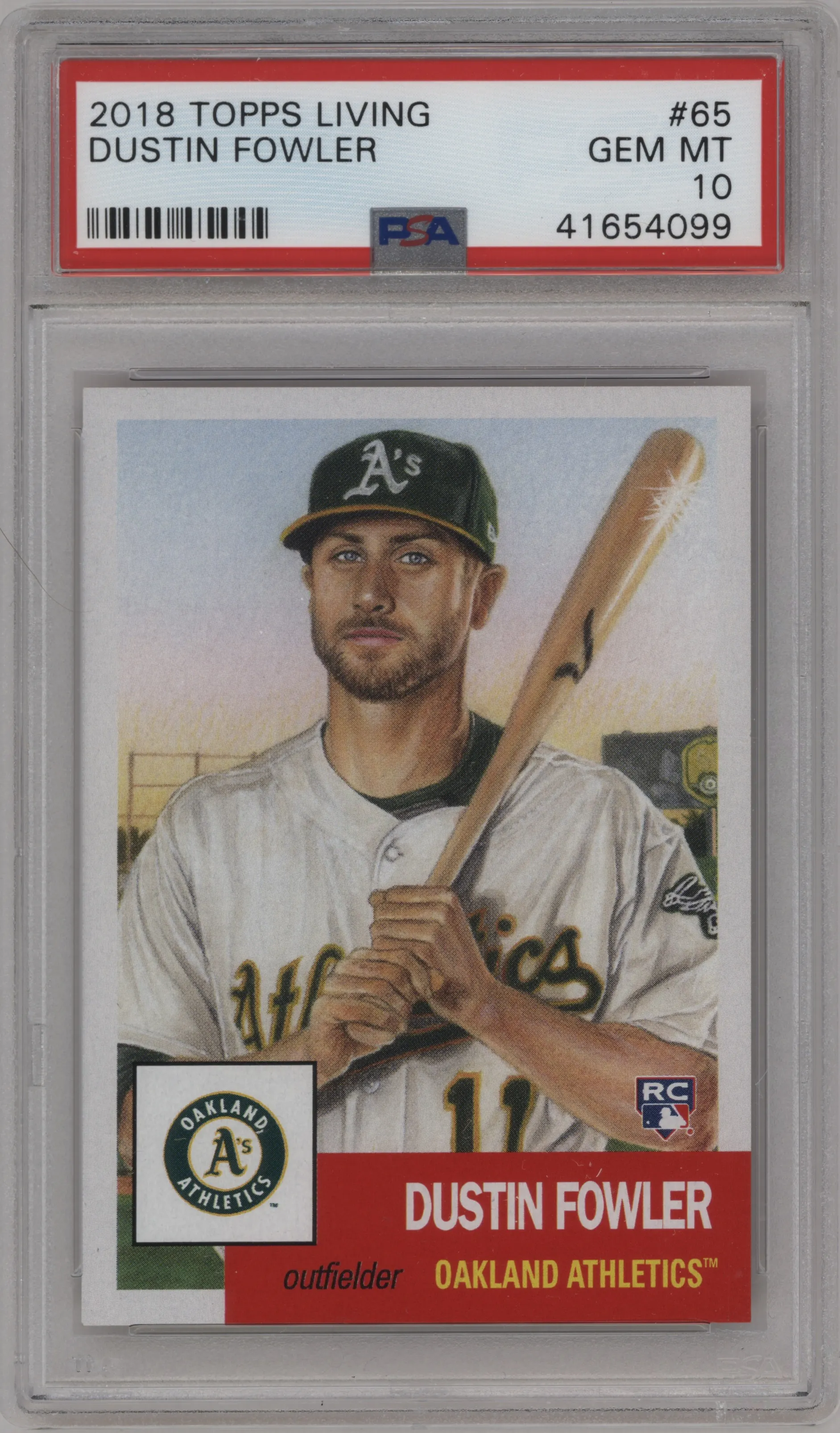 2021 Ultimate Topps Living Set 2018 Dustin Fowler PSA 10