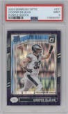 Cooper DeJean  from the 2024 Donruss Optic set featuring a Purple Shock parallel graded by PSA and given an overall grade of 9.