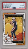Drake Maye from the 2024 Donruss set graded by PSA and given an overall grade of 10.