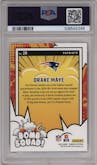 Drake Maye from the 2024 Donruss set graded by PSA and given an overall grade of 10.
