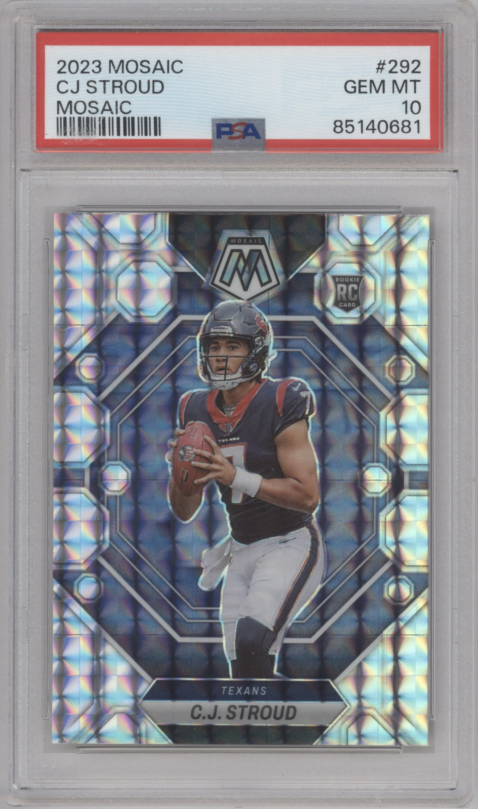 2023 Panini Mosaic C.J. Stroud Mosaic PSA 10