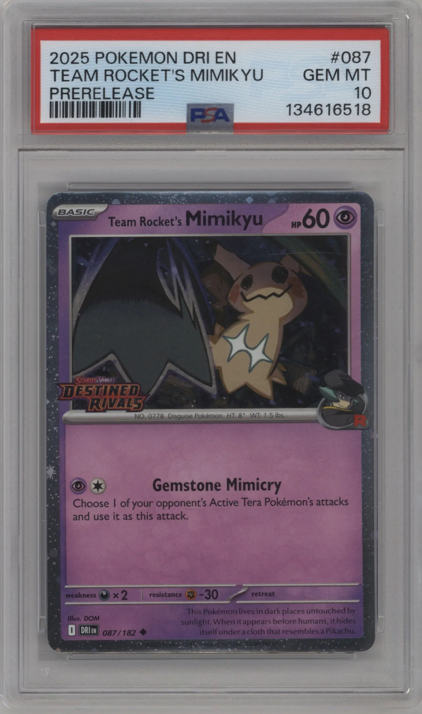 Team Rocket's Mimikyu