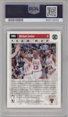 Michael Jordan from the 1992-93 Upper Deck  set graded by PSA and given an overall grade of 9.