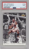 Michael Jordan from the 1992-93 Upper Deck  set graded by PSA and given an overall grade of 9.