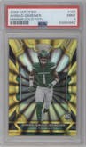 Ahmad "Sauce" Gardner from the 2022 Panini Certified set featuring a  FOTL Mirror Gold parallel graded by PSA and given an overall grade of 9.