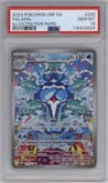 Palafin from the 2023 Pokemon SV set graded by PSA and given an overall grade of 10.