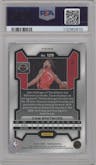 Cam Whitmore from the 2023-24 Panini Prizm set featuring a Blue Sparkle parallel graded by PSA and given an overall grade of 10.