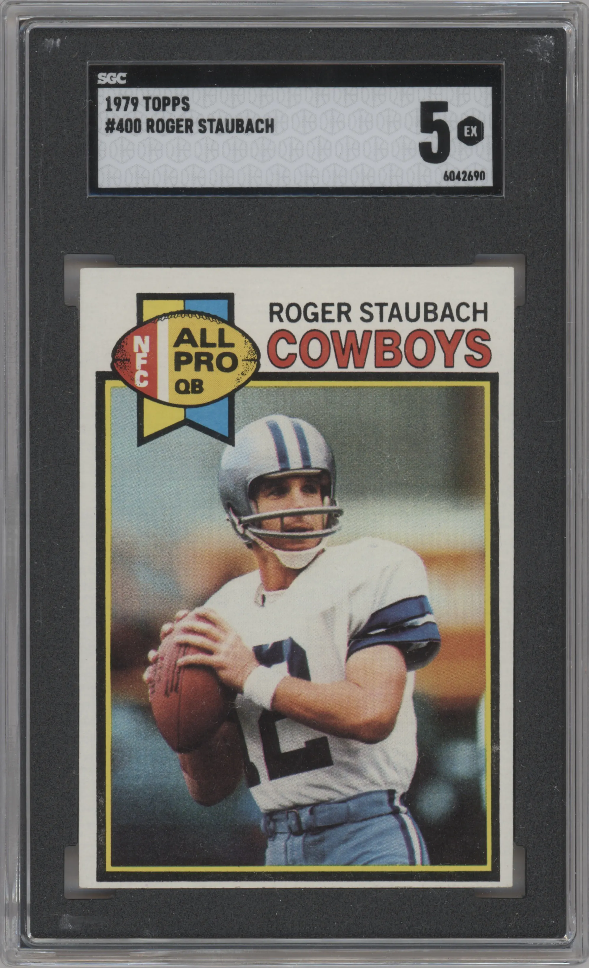 1979 Topps Roger Staubach SGC 5