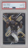 Oneil Cruz from the 2022 Topps Finest set graded by PSA and given an overall grade of 10.