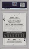 Oneil Cruz from the 2022 Topps Finest set graded by PSA and given an overall grade of 10.