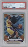 LeBron James from the 2023-24 Topps Chrome set featuring a Refractor parallel graded by PSA and given an overall grade of 10.