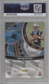 Bryce Young from the 2023 Panini Spectra set featuring a Meta parallel graded by PSA and given an overall grade of 10.