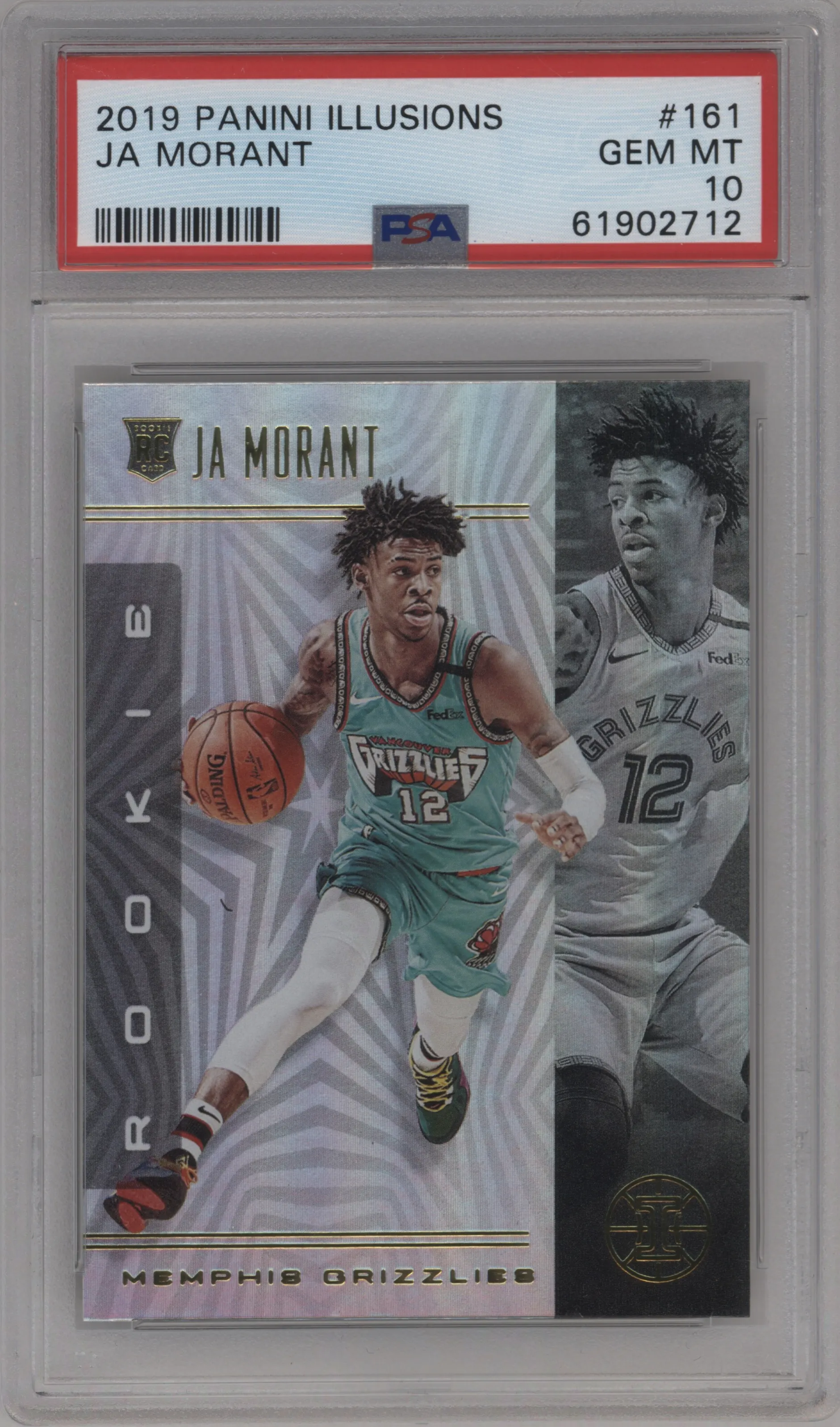 2019 Panini Illusions Ja Morant PSA 10