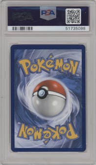 Charizard  from the 2016 Pokemon XY set graded by PSA and given an overall grade of 9.