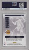 LeBron James from the 2019-20 Panini Chronicles  set graded by PSA and given an overall grade of 10.
