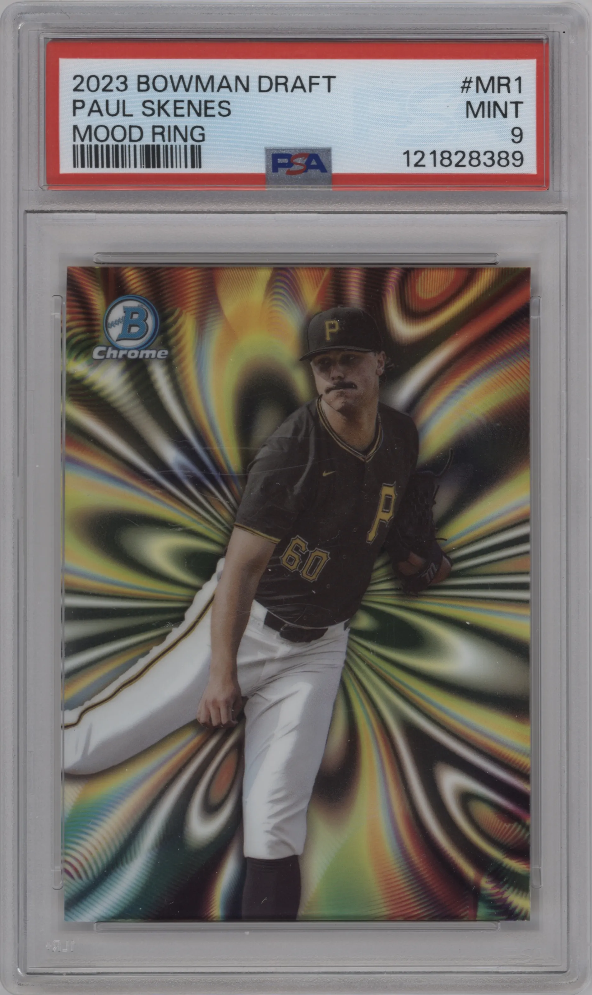 2023 Bowman Draft Mood Ring Paul Skenes PSA 9
