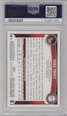 Mike Trout  from the 2011 Topps Update set graded by PSA and given an overall grade of 10.