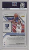 Ja Morant from the 2020-21 Panini Prizm set featuring a Fast Break parallel graded by PSA and given an overall grade of 9.