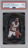 Shai Gilgeous-Alexander from the 2018-19 Panini Select  set graded by PSA and given an overall grade of 9.