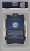 Dario Saric from the 2016-17 Panini Select set featuring a Tie-Dye parallel graded by PSA and given an overall grade of 10.