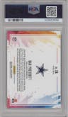 Dak Prescott from the 2024 Panini Prizm set graded by PSA and given an overall grade of 9.