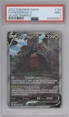 Regidrago V from the 2022 Pokemon SWSH set graded by PSA and given an overall grade of 9.