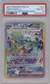 Terapagos Ex from the 2025 Pokemon SV set graded by PSA and given an overall grade of 10.