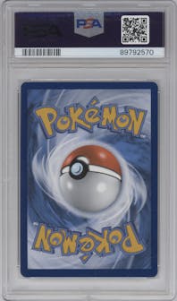 Pikachu with Grey Felt Hat from the 2023 Pokemon SV set featuring a Pokemon x Van Gogh parallel graded by PSA and given an overall grade of 10.