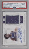 De'Aaron Fox from the 2017-18 Panini National Treasures set graded by PSA and given an overall grade of 9.