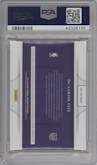De'Aaron Fox from the 2017-18 Panini National Treasures set graded by PSA and given an overall grade of 9.