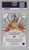 LeBron James from the 2023-24 Panini Donruss set graded by PSA and given an overall grade of 10.